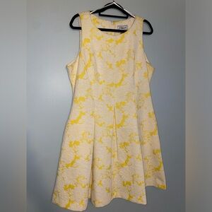 J. Howard Yellow Floral Dress